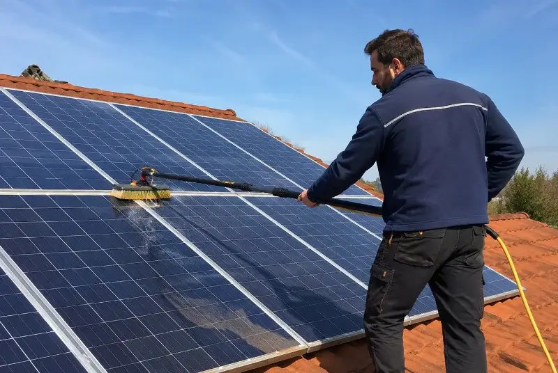 Nettoyage et entretien de panneaux solaires à Ambès